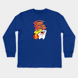 Mach 5 Speed Racer Fight Kids Long Sleeve T-Shirt